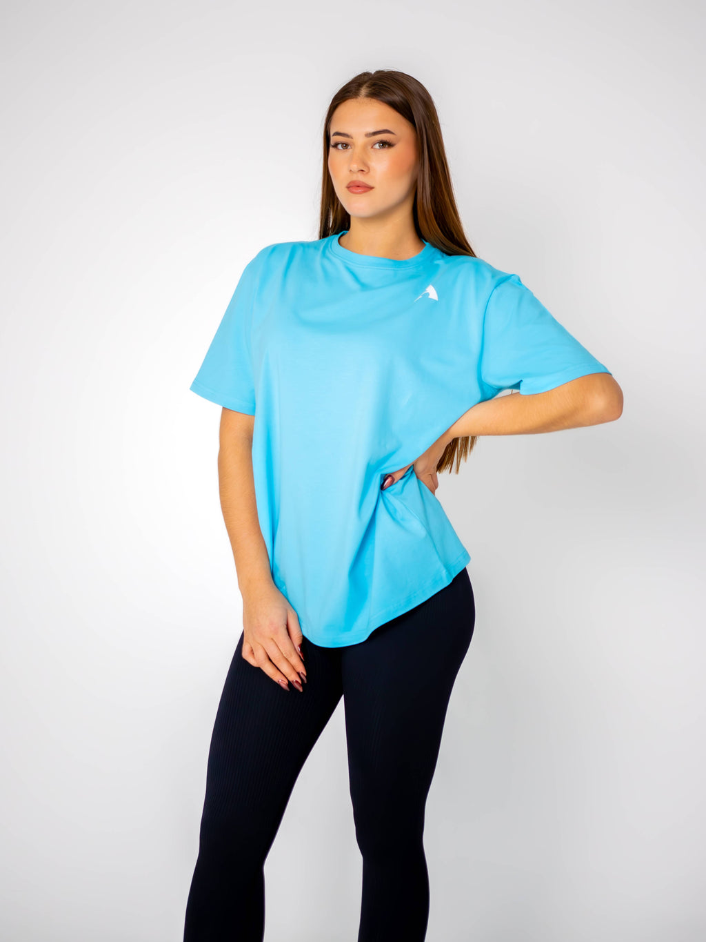 Essential T-shirt – Niebieska